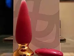 Juggling My Anal Vibrator Plug for Intense Pleasure