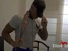 come see this hot latina with big tits getting damaged by a monster cock!