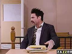 hey, check this milf kristina rose taking two big cocks