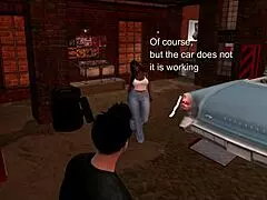 I can't believe the wild anal action in my garage with that monster cock!