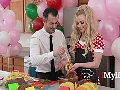 Cooking Show Host Used Freely in Kitchen Scene