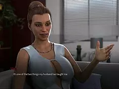 Latina Milf Bound In Game Roleplay With Voluptuous Boobs And Curvy Body