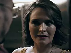 Hey, watch Krissy Lynn take a hard pounding from a young stud! 😍