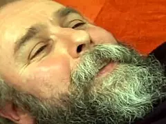 Fat mature granny copulates intensely