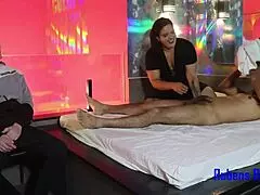 Fat Latina Cuckold's Wife Gets Ass Fucked Without Condom In Red And Sheer