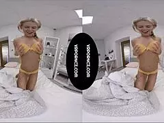 Vr Big Black Dildo In Tight Pussy