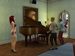 perverted old man fucks tenant in pool with huge cock.