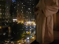 i fingered my clit outdoors in front of the hotel window
