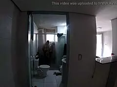 Joy Cardozo in locker room orgy!