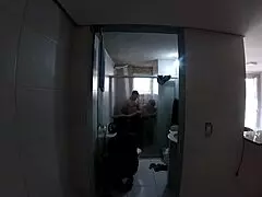 Joy Cardozo in locker room orgy!