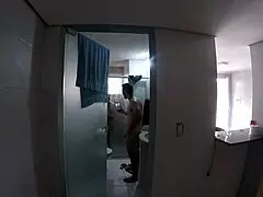 Joy Cardozo in locker room orgy!