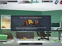 Friend performs oral on mature pussy in anime hentai scene