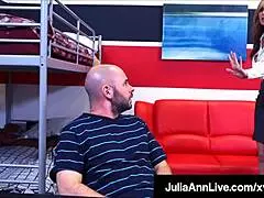 Julia Ann's big tits and skills