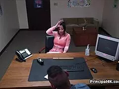 Soccer mom with big tits fucking at the office – can you resist?