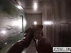 sexy jezebelle bond films herself taking a relaxing bath