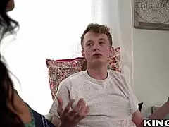 किटन लेटनाइट, अपने सौतेले बेटे को गर्म चूत चाटकर मोटिवेट करना चाहती हो?