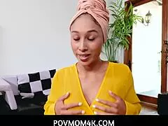 Latin Stepmom With Small Tits Gets POV Banged