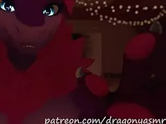 mommy roleplays with furry, teasing huge tits in vrchat