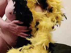 laly prin, the milf with big natural tits, masturbates alone as an amateur.