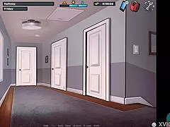 In summertime saga 53, the neighbors engage in a roleplay game with amazing big tits