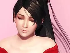 DOA5 Momiji Gravure Studio Close-Up Big Ass Tease