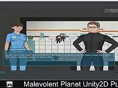 What's happening on the malevolent planet in Unity2D publicly?