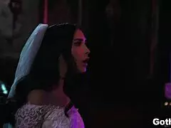 Mick Blue And Zac Wild Feed Joanna Angel's Hungry Mouth And Pussy