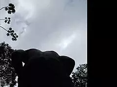 Paty And Jhony Caught Fucking Outdoors