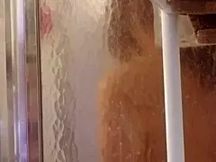 Shy Milf Showers And Shaves Her Big Ass And Tits!