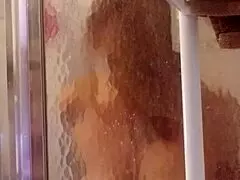 Shy Milf Showers And Shaves Her Big Ass And Tits!