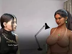 College bound at 36 with some big voluptuous boobs in a game POV.