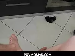 Povmom4k blonde stepmom slimthick vic gives blowjob in taboo pov