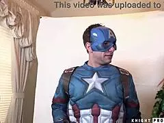 captain america saves the universe with batman, poison ivy, and catwoman 😏