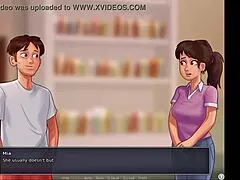 Who Gets The Cumshot In The Library During Summertime Saga?