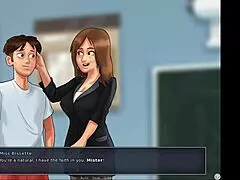 Who Gets The Cumshot In The Library During Summertime Saga?