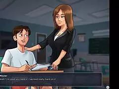 Who Gets The Cumshot In The Library During Summertime Saga?