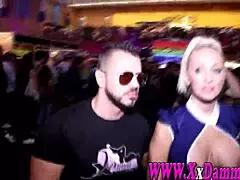 Intense public trio in barcelona salon