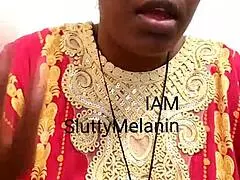 Ebony milf engages in intimate sex