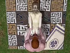 Does this redhead guy fuck the sexy blonde in my game?