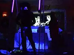 male stripper glows in the dark for milfs, teen 18+ and ebony amateurs 😏