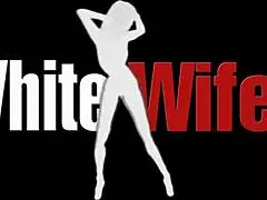 Brunette White Housewife Teases and Pleasures Her Black Friend in Steamy Action.