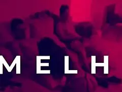 Cassiana Costa bathes while friend delivers world's best blowjob in homemade scene