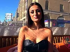 Lylou Glams, that 25-year-old french milf, looking sexy in lingerie with her big tits