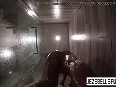 Sexy Jezebelle Bond Baths Herself