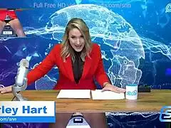 Camsoda - Hot milf masturbates wildly and rides Sybian while reading news on live cam