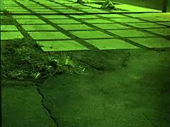 mature woman bound in garage, rough double penetration punishing the loser.