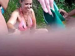 omg, those girls squirting like crazy at guarujá! 🌊