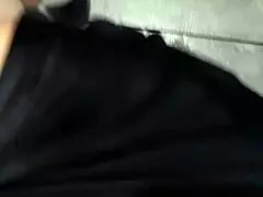 flashing at laundry mat to a mature lady she looks surprised