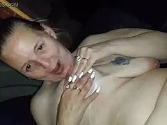 hey, can this horny milf suck cock and handle a dildo like a pro?