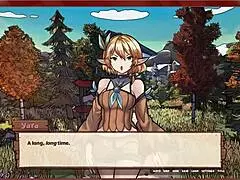 Overwhelmed by the slutty redhead milf getting spanked and kissed in breeding farm part 9